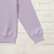 Cotton Elastane Ribbing in Lavender Lilac | 240GSM | OEKO-TEX 100 | Solid | Sustainable and Eco Friendly European Knit Fabric - 10CM x WOF