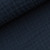 100% Cotton Double Gauze in "Navy Blue" 140GSM | OEKO-TEX® 100 | European - 50CM