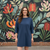 Milano Ponte 70% Viscose 25% Nylon 5% Elastane Double Knit Jersey  - Denim Blue | 320GSM | Sustainable and Ethically Sourced Knit Fabric - 50CM x WOF