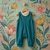 Fleecy Brushed Sweater Knit - Teal | 240GSM | OEKO-TEX 100 | Solid | European | Sustainable and Eco Friendly Knit Fabric  - 50CM x WOF