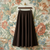 Milano Ponte 70% Viscose 25% Nylon 5% Elastane Double Knit Jersey - Dark Brown | 320GSM | Sustainable and Ethically Sourced Knit Fabric - 50CM x WOF