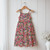 95% Bamboo 5% Elastane Jersey - Vintage Flowers #1 | 200GSM | OEKO-TEX 100 | Sustainable and Eco-Friendly Knit Fabric