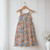 95% Bamboo 5% Elastane Jersey - Vintage Flowers #3 | 200GSM | OEKO-TEX 100 | Sustainable and Eco Friendly Knit Fabric - 50CM x WOF