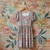 95% Bamboo 5% Elastane Jersey - Vintage Flowers #4 | 200GSM | OEKO-TEX 100 | Sustainable and Eco Friendly Knit Fabric