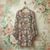 95% Bamboo 5% Elastane Jersey - Vintage Flowers #6 | 200GSM | OEKO-TEX 100 | Sustainable and Eco Friendly Knit Fabric