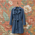 Milano Ponte 70% Viscose 25% Nylon 5% Elastane Double Knit Jersey  - Denim Blue | 320GSM | Sustainable and Ethically Sourced Knit Fabric - 81CM END OF BOLT