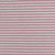 7mm Old Rose 3mm White Combo Yarn Dyed Stripe Jersey | 220GSM | OEKO-TEX 100 - 50CM x WOF