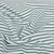 3mm Light Pine Green 7mm White 95% Cotton 5% Elastane Yarn Dyed Stripe Jersey | 220GSM | OEKO-TEX 100 | Sustainable and Eco Friendly Knit Fabric - 66CM END OF BOLT