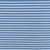7mm Jeans Blue 3mm White Combo Yarn Dyed Stripe Jersey | 220GSM | OEKO-TEX 100 - 53CM END OF BOLT