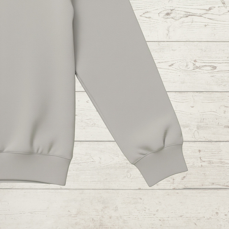 Cotton Elastane Ribbing - Steel Grey | 240GSM | OEKO-TEX 100 | Solid | Sustainable and Eco Friendly European Knit Fabric - 10CM x WOF