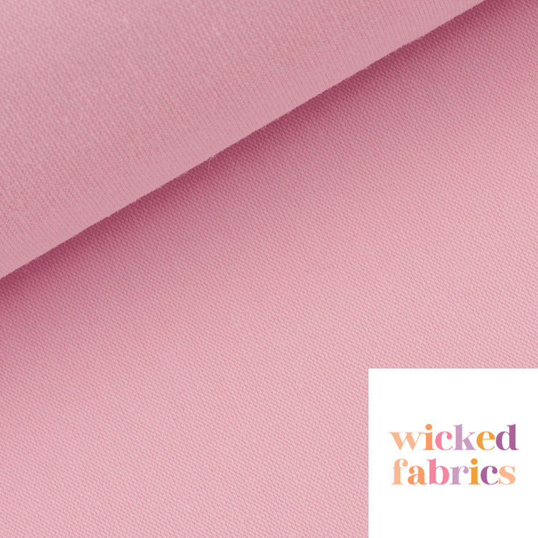 Cotton Elastane Fleecy Sweater Knit in "Ballet Pink" 240GSM | Solid | OEKO-TEX 100 | European - 50CM