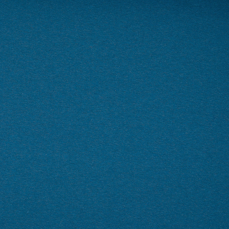 95% Cotton 5% Elastane Melange Jersey - Petrol | 220GSM | OEKO-TEX 100 | Sustainable and Eco Friendly Knit Fabric - 50CM x WOF