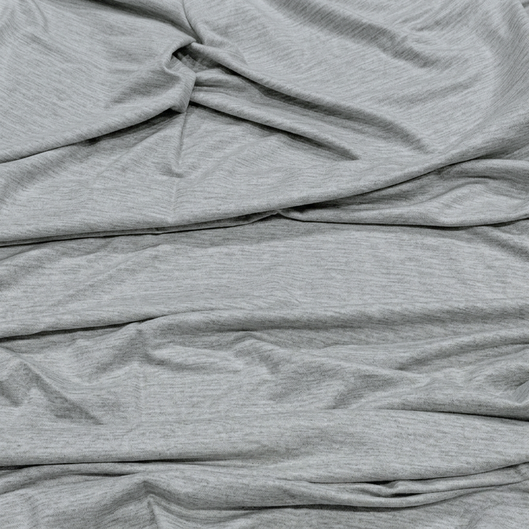 100% Australian Merino Wool Jersey - Grey Marle | 200GSM - 50CM