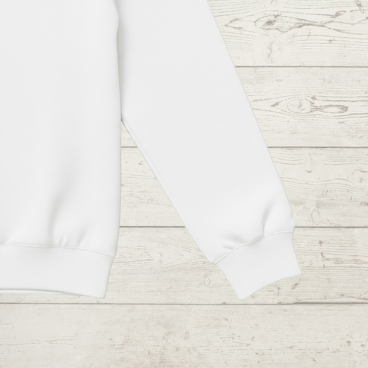 Ribbing - White | Australian | 240GSM | Solid | Sustainable and Eco Friendly Australian Knit Fabric - 10CM