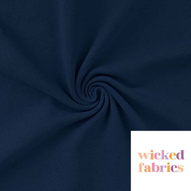 Viscose Elastane Jersey - Navy | OEKO-TEX 100 | 230GSM | Solid - 50CM