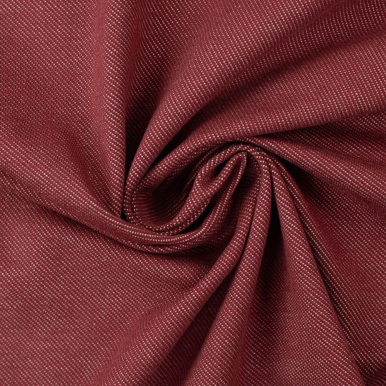 Denim Look 95% Cotton 5% Elastane Jersey - Red | 240GSM | OEKO-TEX 100 | Sustainable and Eco Friendly Knit Fabric - 50CM x WOF