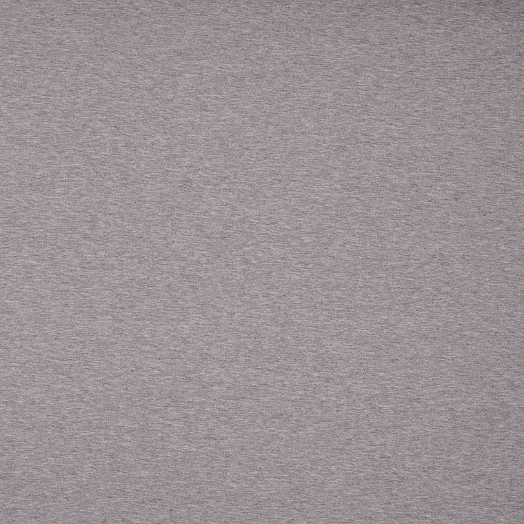 95% Cotton 5% Elastane Melange Jersey in Light Grey | 220GSM | OEKO-TEX 100 | Sustainable and Eco Friendly Knit Fabric - 50CM x WOF