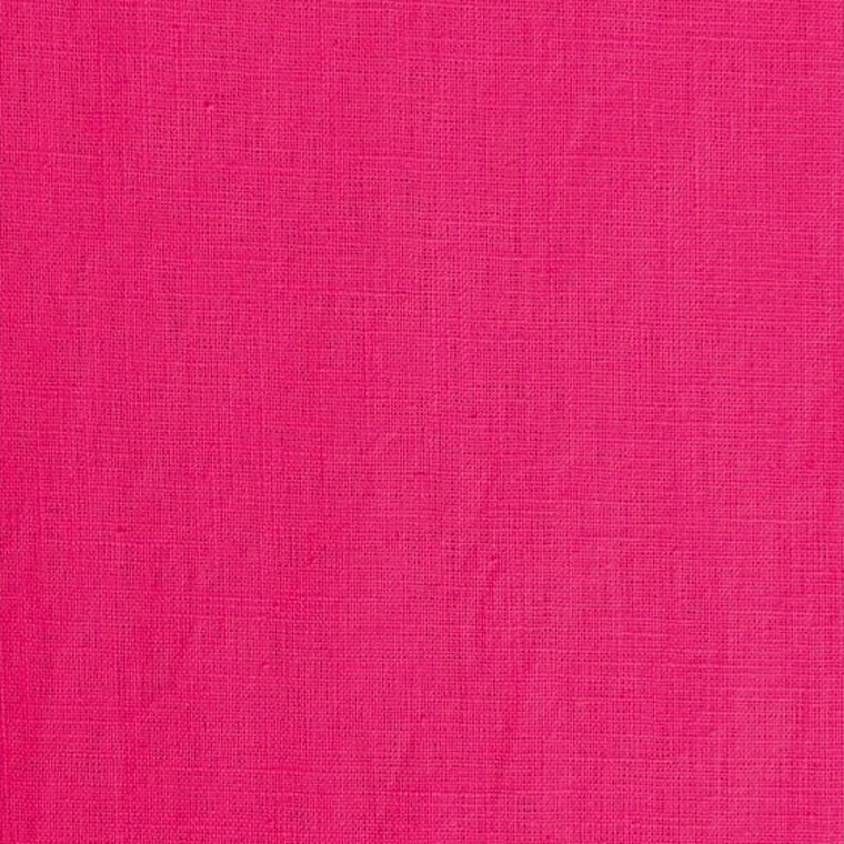 60% Viscose 40% Linen - Hot Pink | 190GSM | OEKO-TEX 100 | Solid - 50CM x WOF | Sustainable and Eco Friendly Woven Fabric