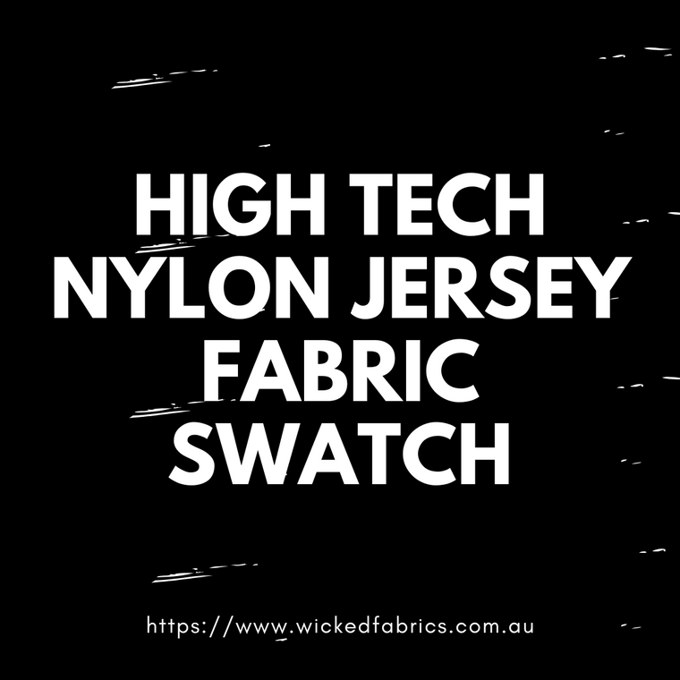 High Tech Nylon Spandex Sport Jersey | Moisture Wicking - Fabric Swatch