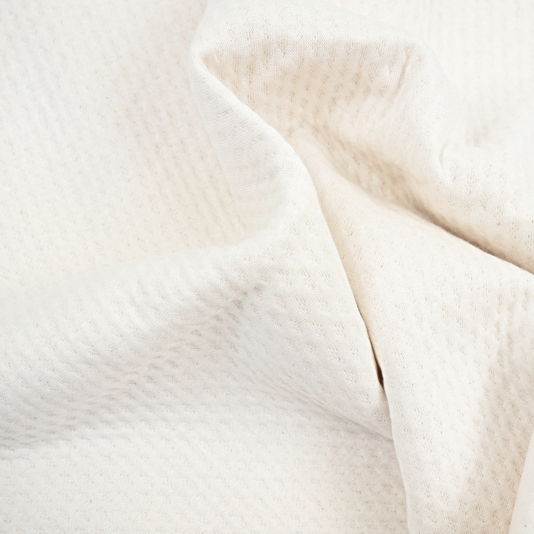 70% Bamboo 30% Cotton PUL Laminated Jersey  -  Limited Edition in Natural | 360GSM | OEKO-TEX 100 | Sustainable and Eco Friendly European Material - 50CM x WOF