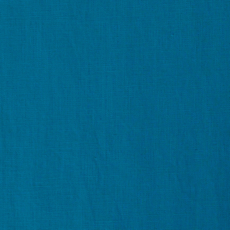 60% Viscose 40% Linen - Petrol Blue | 190GSM | OEKO-TEX 100 | Solid - 50CM x WOF | Sustainable and Eco Friendly Woven Fabric