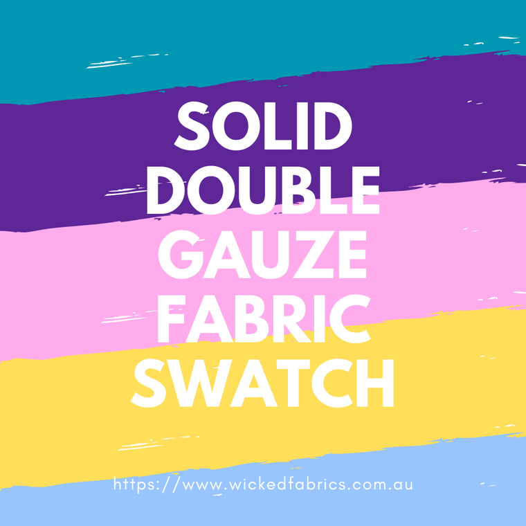 100% Cotton Double Gauze - Fabric Swatch