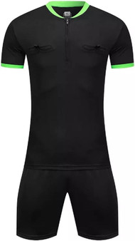 Men's Soccer Referee Jersey Short Sleeve Referee Shirts & Shorts