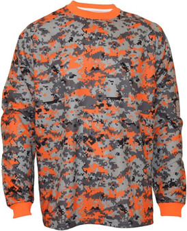 Vizari Deceptor Camo GK Jersey, Orange/Grey/Black, Youth Large