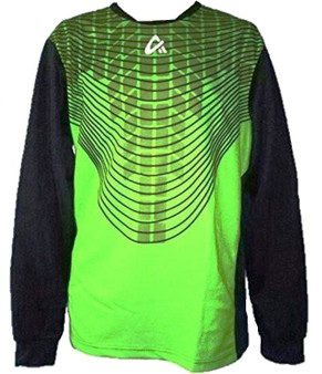 1 Stop Soccer Goalkeeper Soccer Goalie Jersey (Youth, Medium, Green, m)