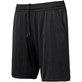 1 Stop Soccer Referee Soccer Short Solid Black 4 Pockets Adult Large