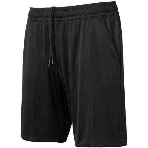 1 Stop Soccer Referee Soccer Short Solid Black 4 Pockets AS