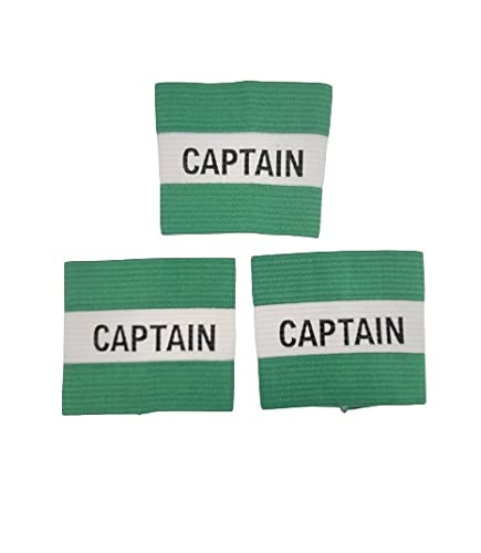 1 Stop Soccer 3 Youth Soccer Team Captain's Arm Band Green