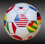 International Country Flags Mini Soccer Ball Free Net Size 2