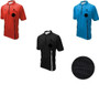 3 Pc Pro Soccer Referee Jerseys Set Red Blue Black 1 Patch