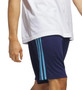 adidas Mens 3S PES Athletic Shorts Training Casual Bottoms Casual Moisture Wicking - Grey