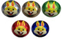 5 Mini Soccer Ball Rabbit Size 2 Free Bungee Nets (2)