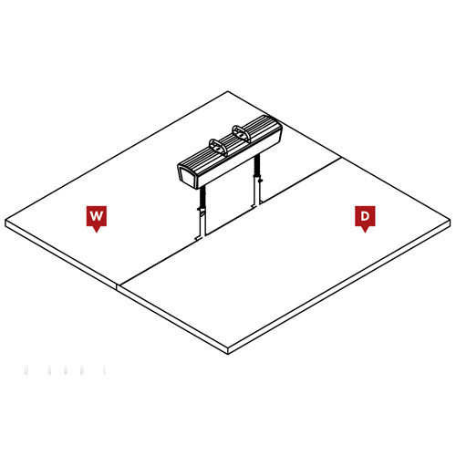 FIG Competition Pommel Horse Landing Mat Configuration