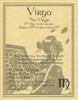 Virgo Zodiac Poster on Parchment A4