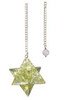 Peridot Merkabah Orgone Pendulum