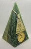 Hand Made Zodiac Lights Dark Green Capricorn Pyramid Candle