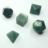 Platonic Solids ~ Set of 5 ~ 1.5-2cm ~ Green Aventurine