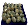 Green Aventurine Gemstone Rune Set