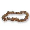 Sunstone Light Gemstone Chip Stretch Bracelet