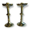 Solid Brass Vintage Candelabra - Set of Two - Taper c. 1975