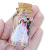 Wedding Dolls Spell Bottle Small Glass Vial 5cm