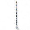Beaded Crystal Sun Catcher Blue and Black Butterfly 1202