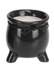 Cauldron Candle Ceramic 8cm White Sandal