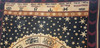Zodiac Cotton Tapestry Black Yellow 140cm x 200cm 