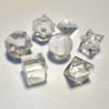 Platonic Solids Set of 7 Clear Quartz 1.5-2cm