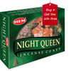 Night Queen Hem Incense Cones